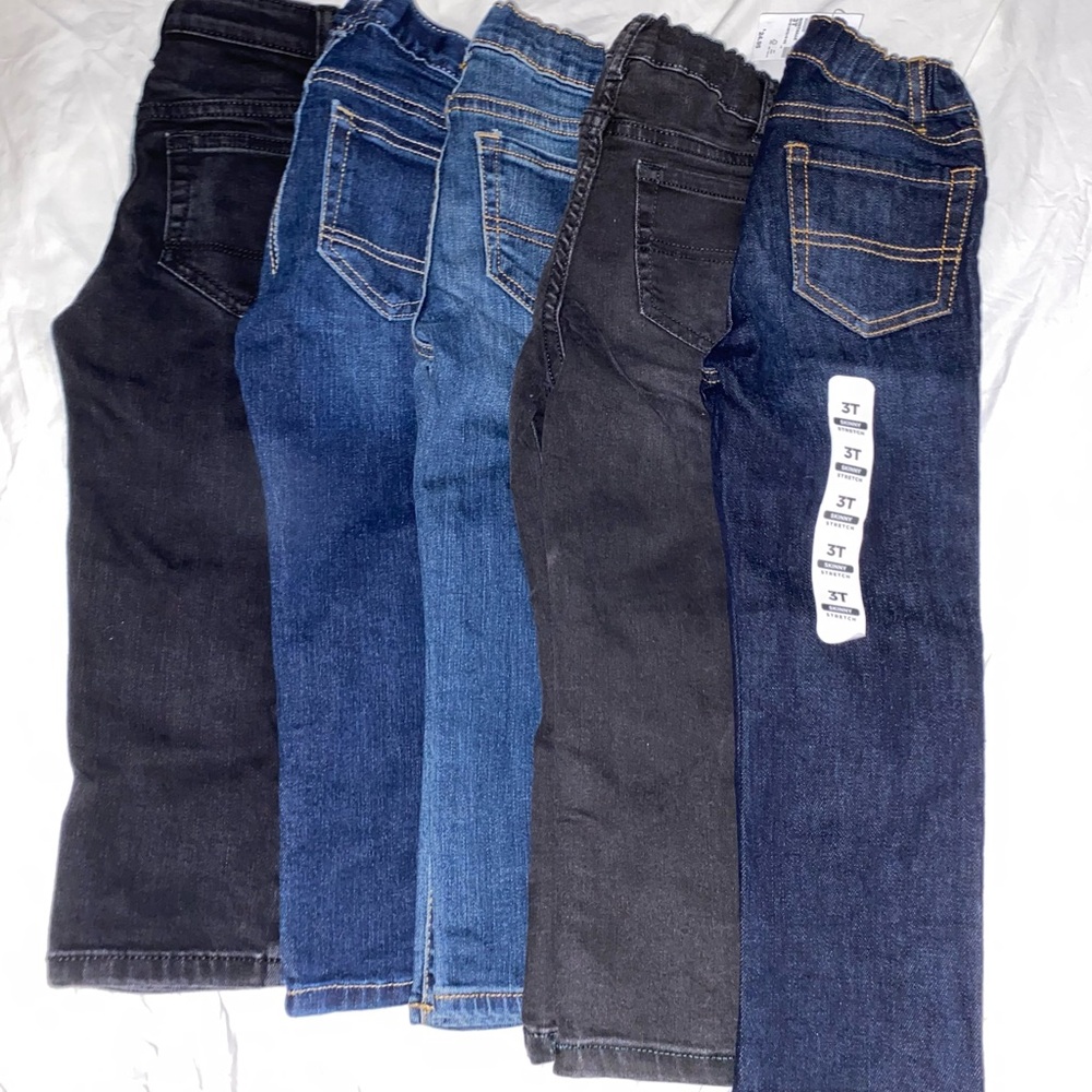 5 Boys 3T mix of Cat & Jack and The Children’s Place jeans